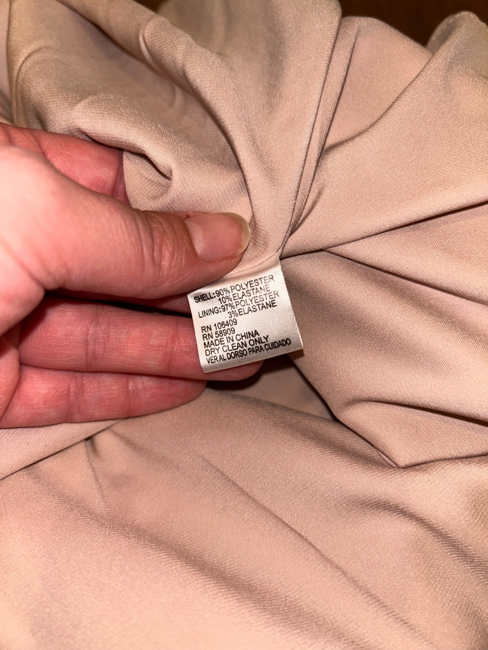 NWT ANTONIO MELANI Quint Faux Suede Sleeveless Aline Nude Blush Midi Dress 2 - Picture 14 of 15